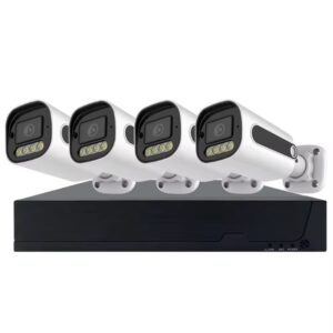 Maddox 4-Channel CCTV Security Kit – DVR System with 4 Outdoor Cameras & Night Vision