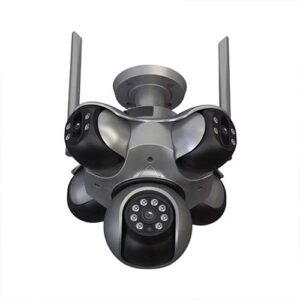 DIFANG 25MP 5-Lens Solar PTZ Security Camera – 5-Screen Ultra HD WiFi Camera with Motion Alerts