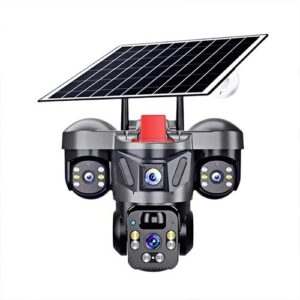 Maddox Solar PTZ Security Camera – Outdoor WiFi Camera with Full-Color Night Vision & Two-Way Audio