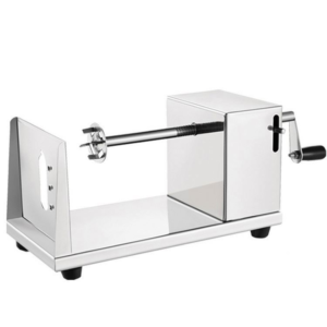 Maddox Stainless Steel Manual Spiral Potato Cutter – Hand Crank Vegetable Slicer