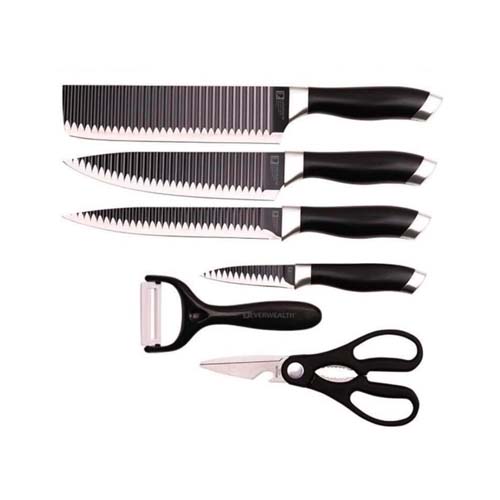 Maddox Forged Family 6-Piece Kitchen Knife Set with Non-Stick Coating