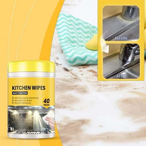 Maddox Multi-Purpose Kitchen Cleaning Wipes (40 Pack) - Image 2