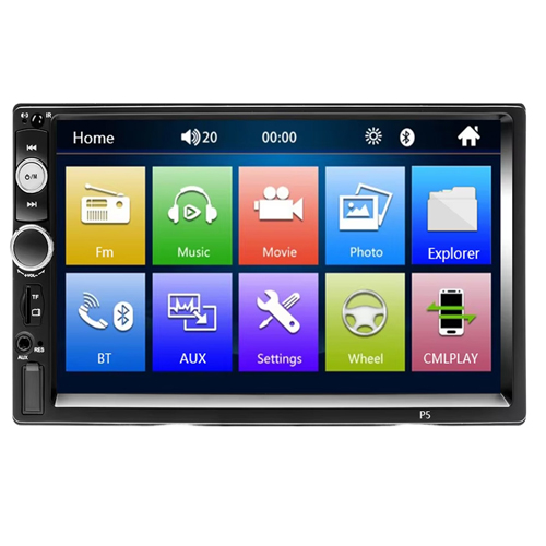 Maddox 7-Inch Double DIN Touchscreen Car Radio Multimedia Player