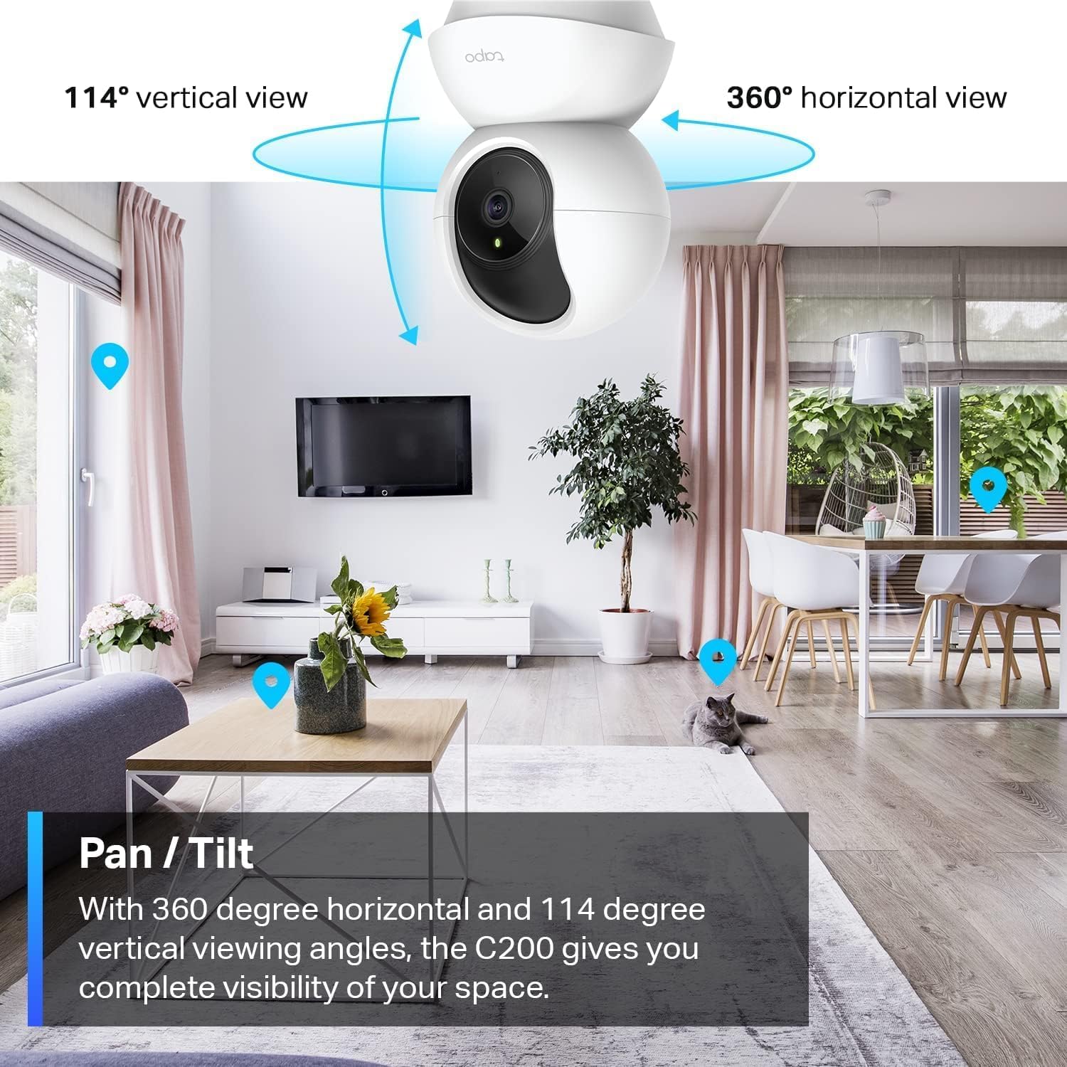 Maddox Smart WiFi Security Camera – HD Indoor Camera with Night Vision & App Control (V380 Compatible) - Image 3