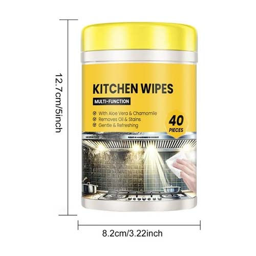 Maddox Multi-Purpose Kitchen Cleaning Wipes (40 Pack) - Image 3
