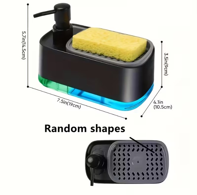 Maddox Soap Dispenser – Modern Refillable Hand Wash Dispenser for Bathroom & Kitchen - Image 3