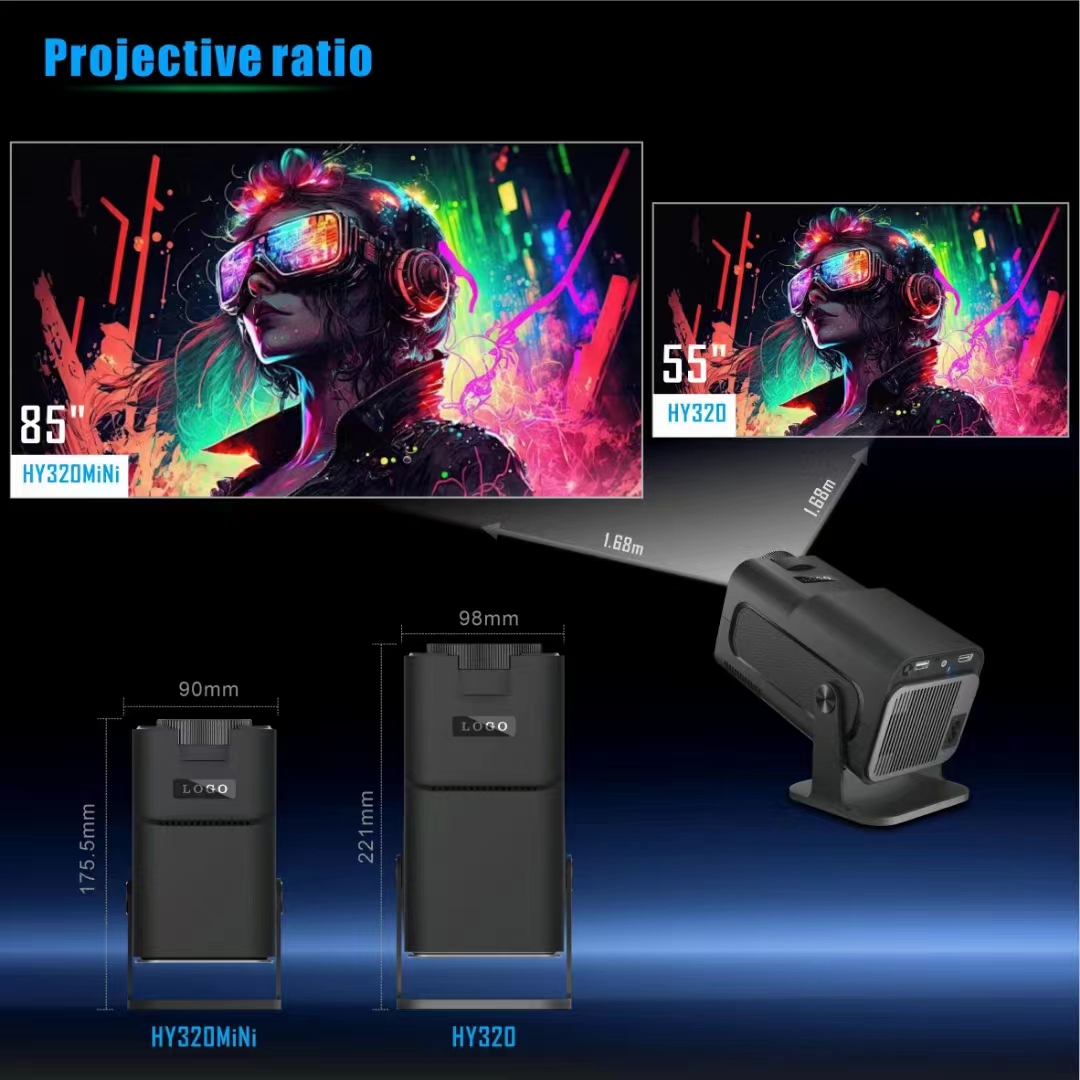 Maddox Smart Mini Projector – Full HD Home Cinema with Streaming Support - Image 4