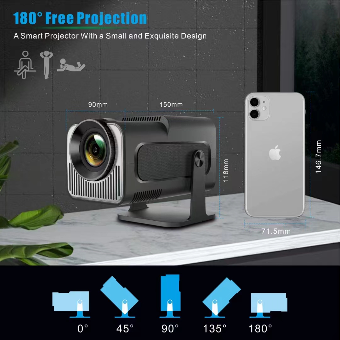 Maddox Smart Mini Projector – Full HD Home Cinema with Streaming Support - Image 5