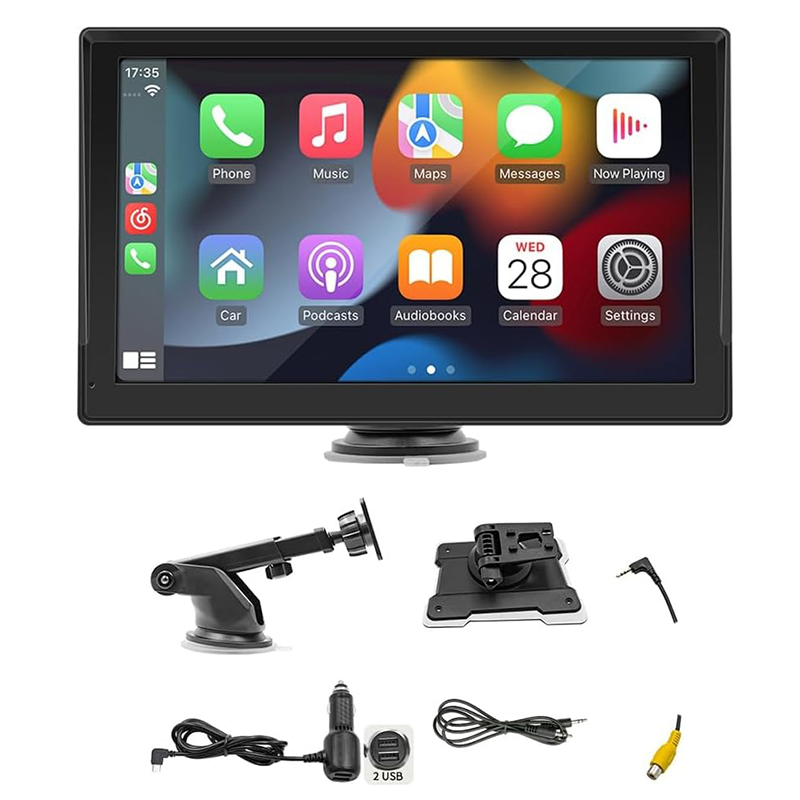 Maddox 7-Inch Portable Car Smart Display with Apple CarPlay & Android Auto