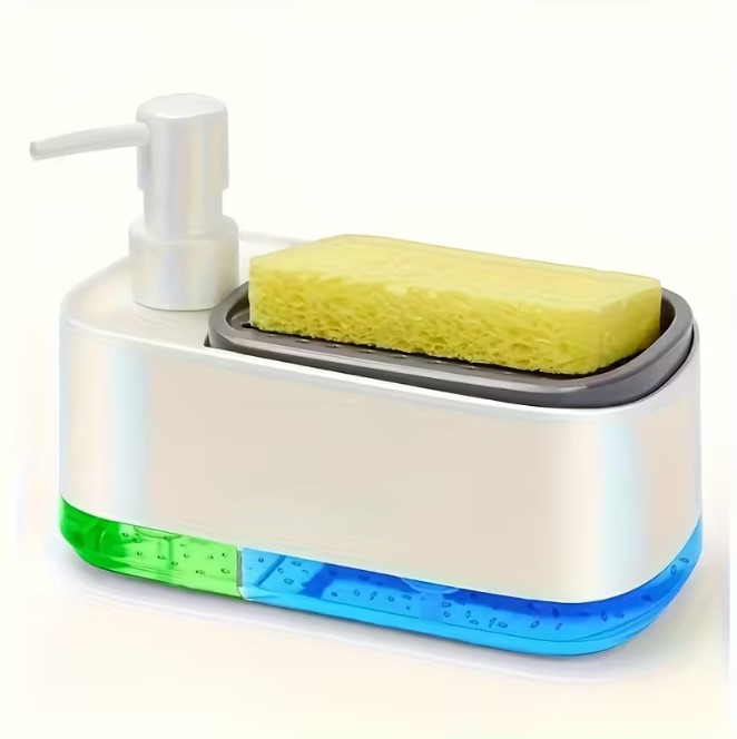 Maddox Soap Dispenser – Modern Refillable Hand Wash Dispenser for Bathroom & Kitchen