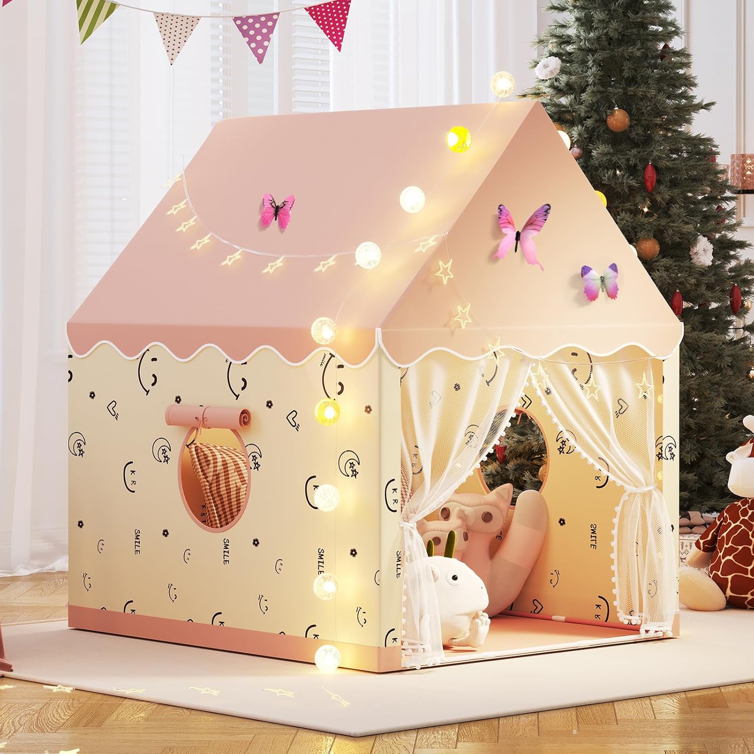 Premium Kids Cottage Play House – Large Indoor & Outdoor Game Tent (120cm x 100cm x 130cm)