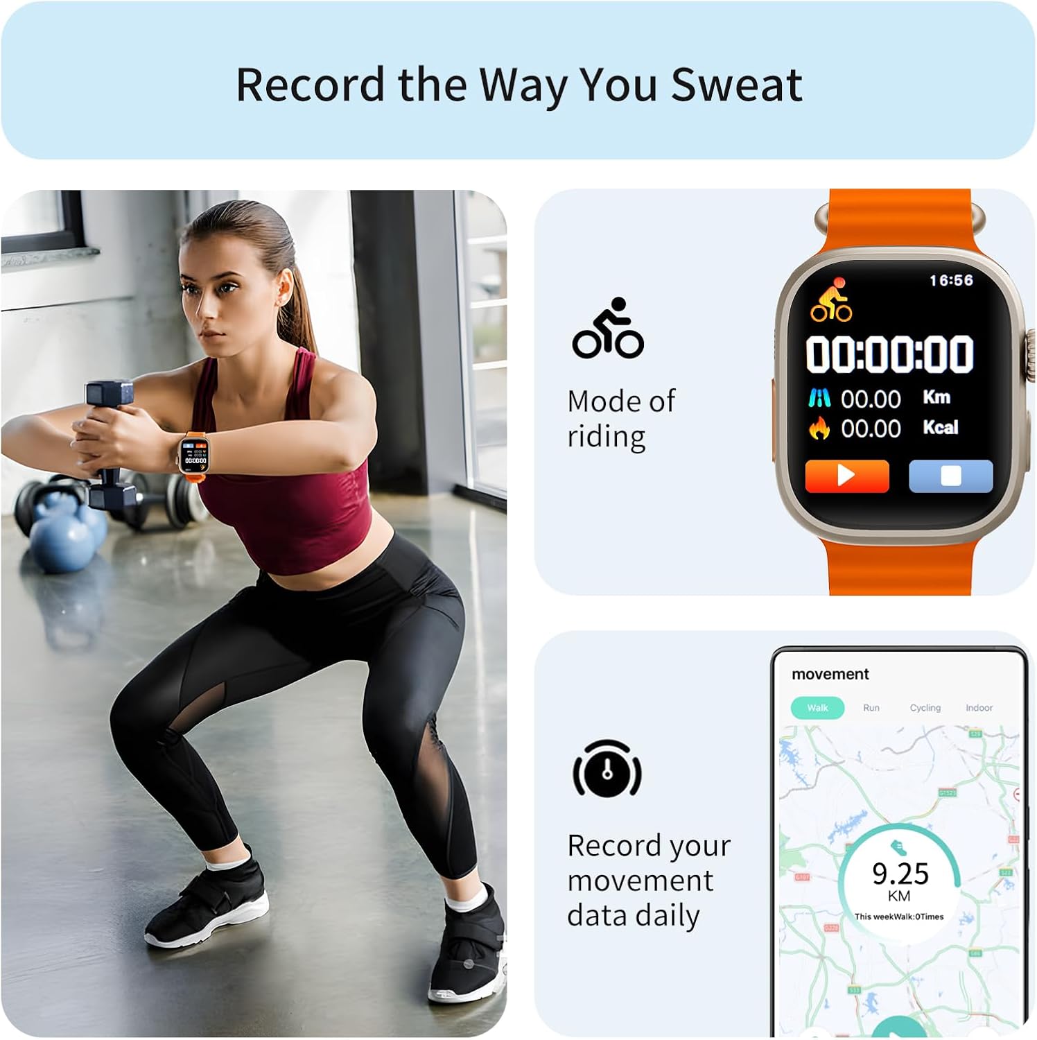 Wster WS-GS28 Watch 8 Ultra smart watch - Image 6
