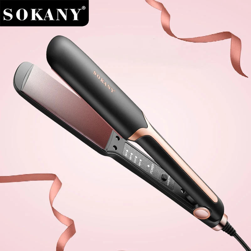 Sokany Professional Wide Plate Hair Straightener – Max Ceramic Flat Iron - Image 2