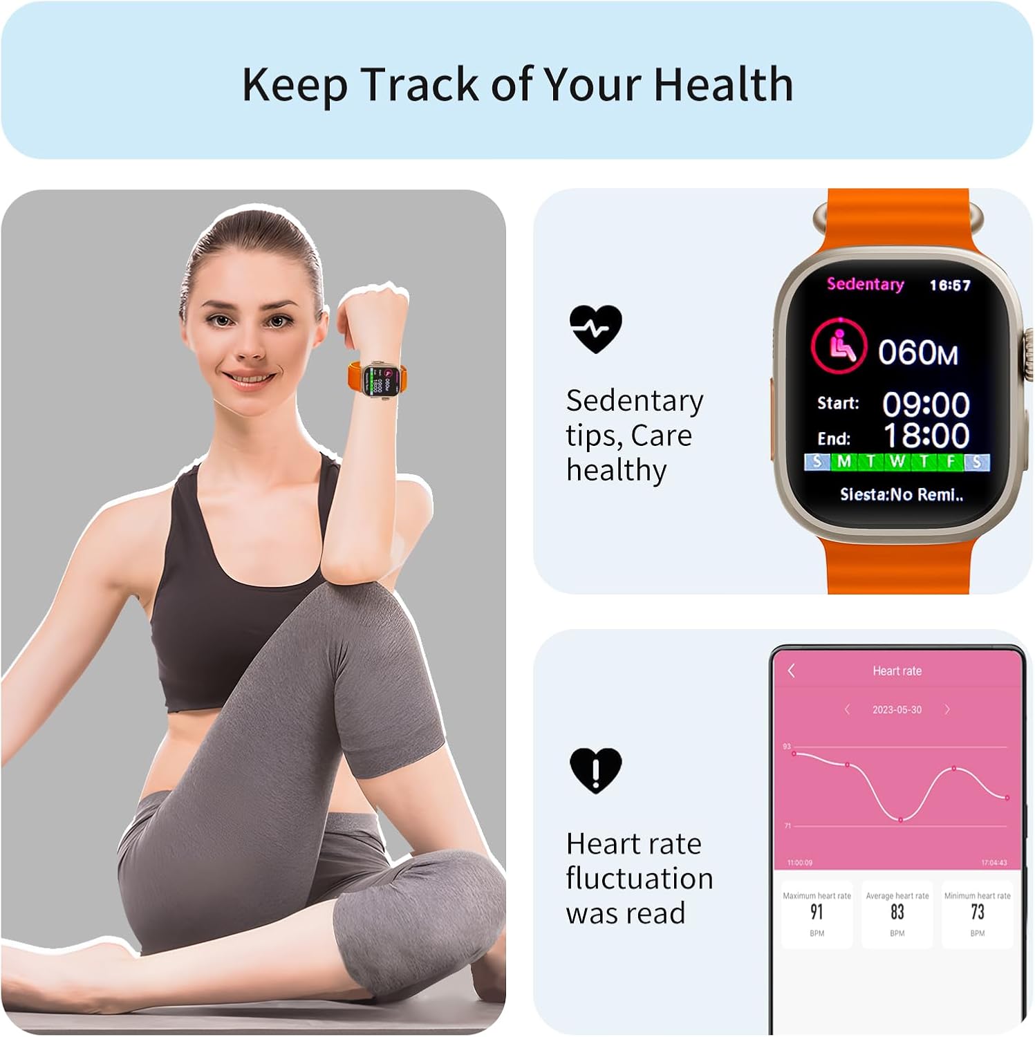 Wster WS-GS28 Watch 8 Ultra smart watch - Image 5