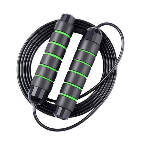 Professional High-Speed Skipping Rope – Adjustable Steel Wire Jump Rope with Foam Grips
