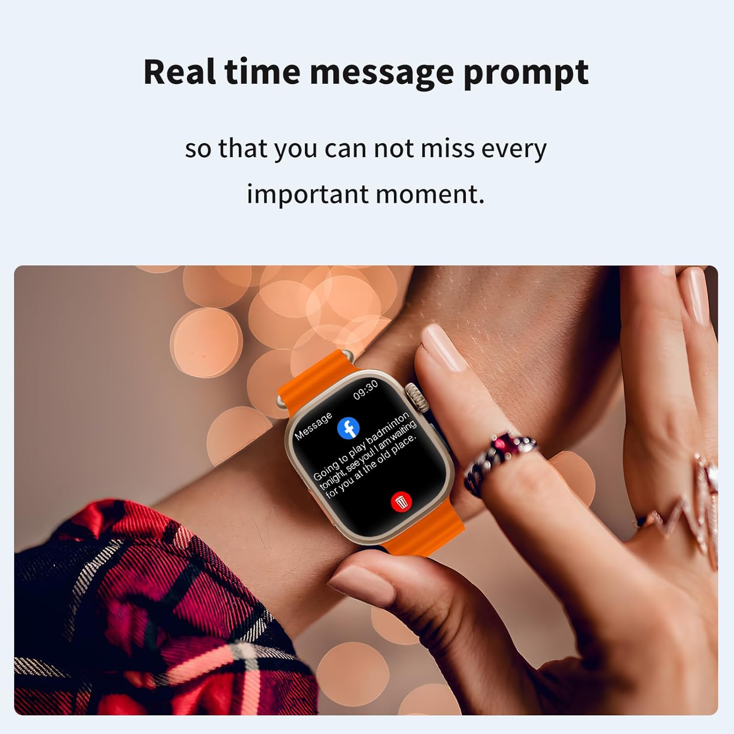 Wster WS-GS28 Watch 8 Ultra smart watch - Image 3
