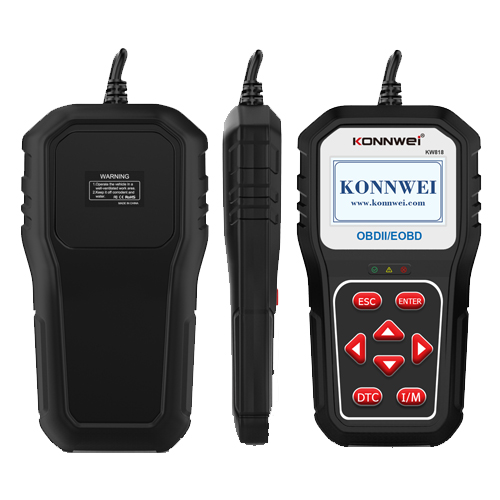 Konnwei KW818 Professional OBDII/EOBD Car Diagnostic Scanner – Automotive Engine Fault Code Reader