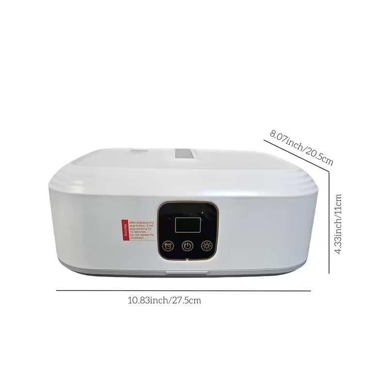 Portable Hanging Electric Clothes Dryer Bag with Intelligent Digital Timer – White - Image 5