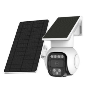 Solar Powered Outdoor Wireless PTZ Security Camera - 4G / Wi-Fi Smart Motion Detection & Night Vision