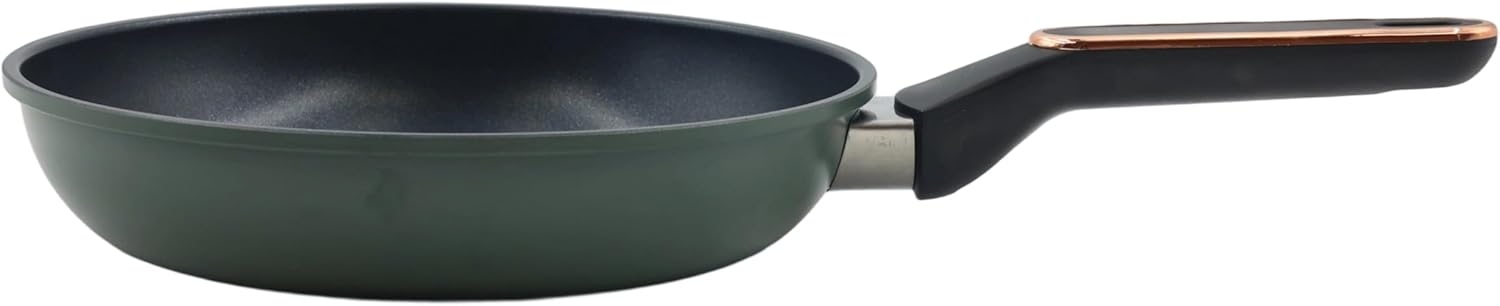 AIYI 5-Piece Refined Iron Non-Stick Cookware Set - Premium Kitchen Pots & Frying Pan Kit (Dark Green - Image 4