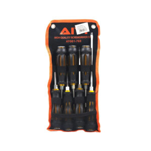AIYI 7-Piece Premium Screwdriver Set - High-Quality Flathead & Phillips Mechanics Tool Kit with Storage Pouch