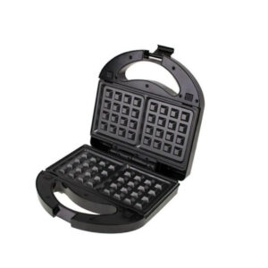 Ackiliss 750W Electric Waffle Maker - Non-Stick Double-Sided Heating Belgian Waffle Machine