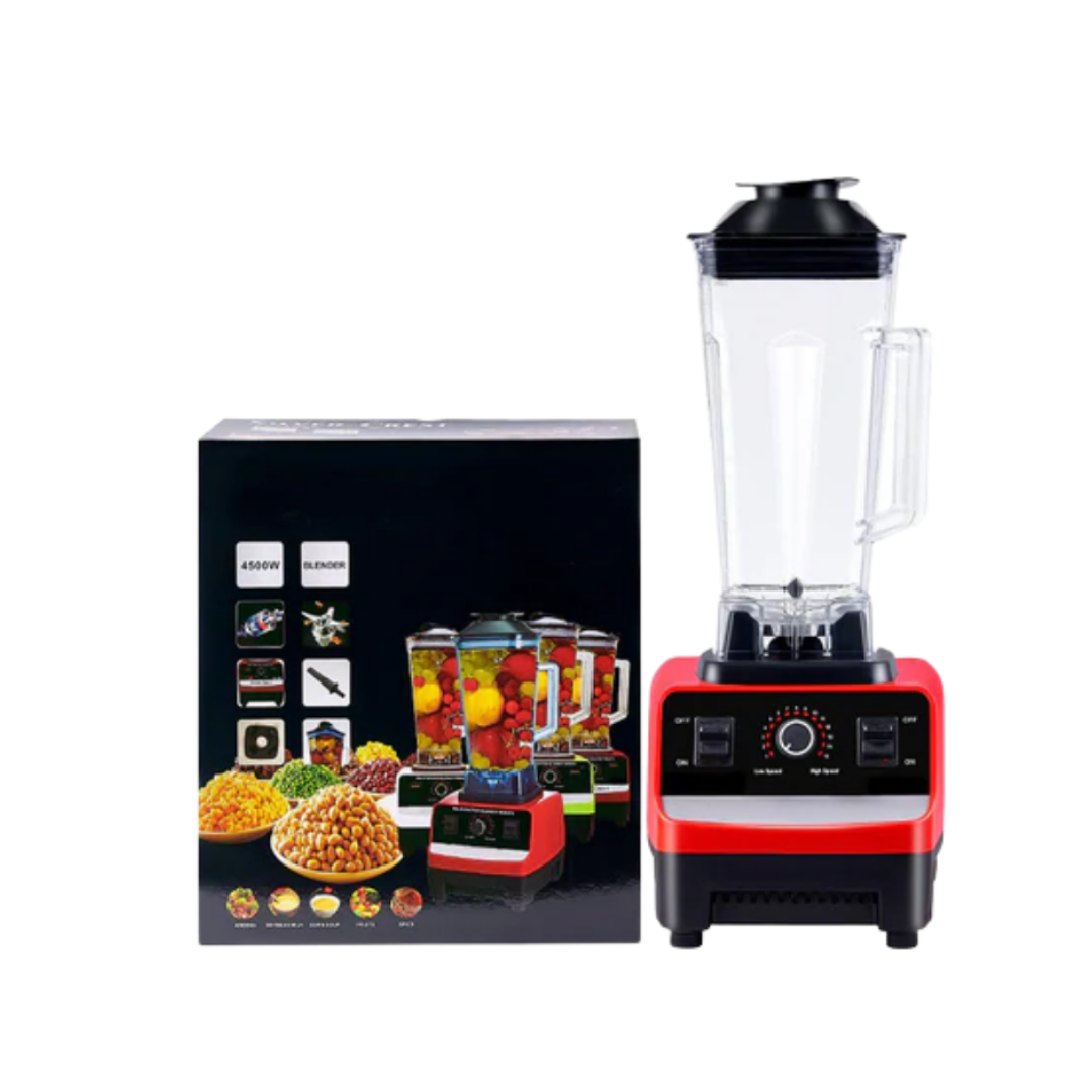 Ackiliss 2400W Commercial Electric Blender - High-Speed Countertop Smoothie & Food Processor with 6-Blade Stainless Steel Assembly - Image 2