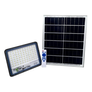 Mr. Light Outdoor Solar LED Flood Light - IP67 Waterproof Solar Powered Security Security Lamp with Solar Panel