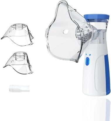 Portable Handheld Mesh Nebulizer - Ultra-Quiet USB & Battery Powered Inhaler Kit for Adults & Children - Image 2