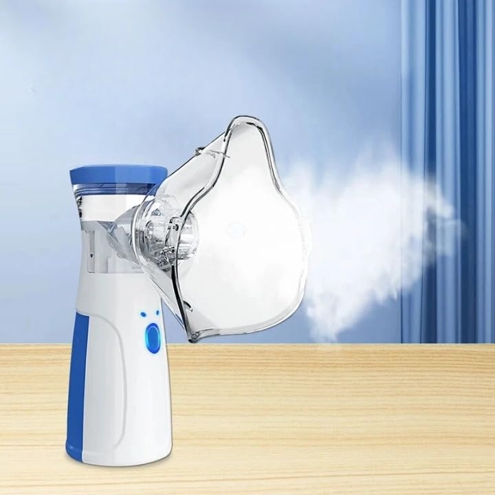 Portable Handheld Mesh Nebulizer - Ultra-Quiet USB & Battery Powered Inhaler Kit for Adults & Children - Image 3