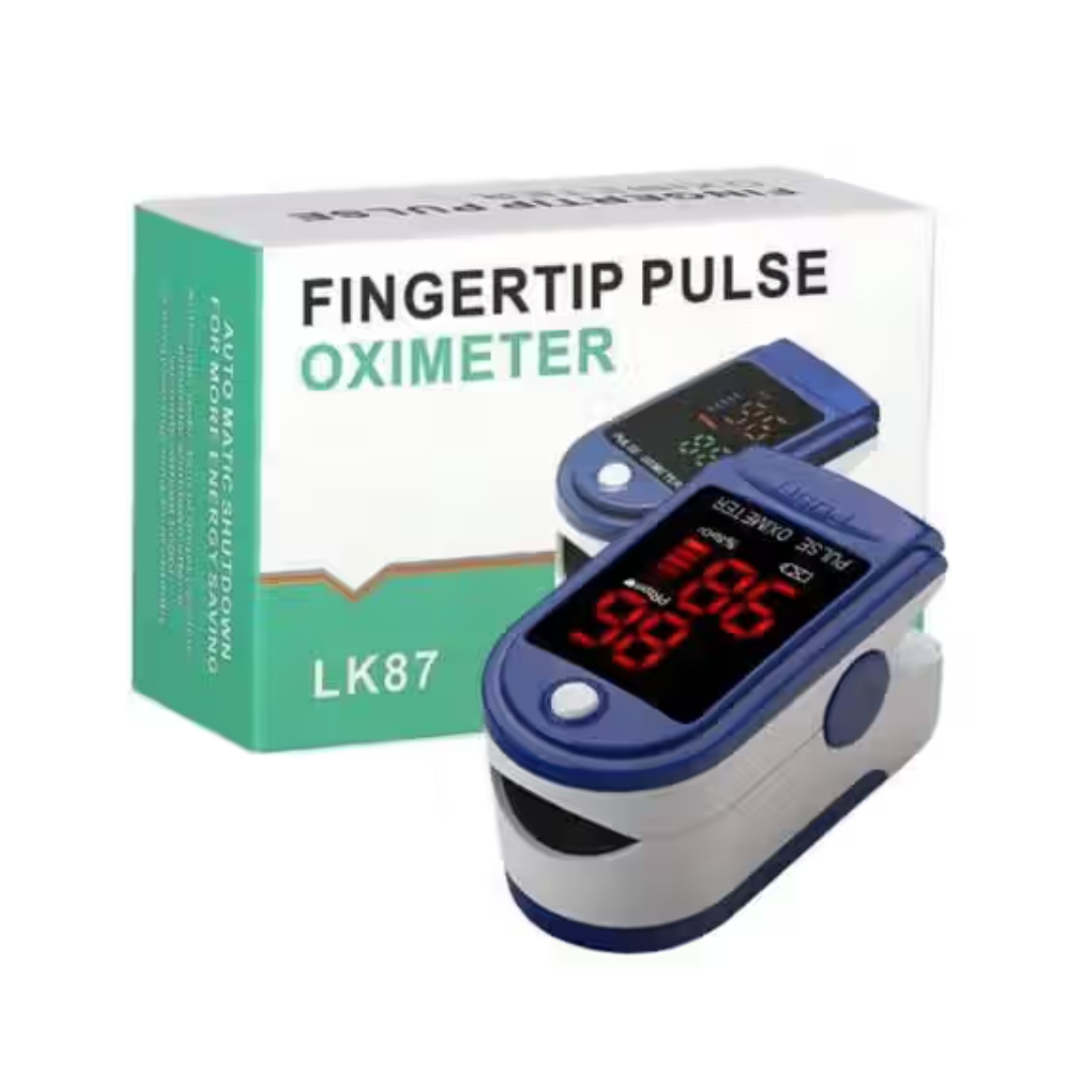 Fingertip Pulse Oximeter - Digital Blood Oxygen Saturation (SpO2) & Pulse Rate Monitor with Color LED Display - Image 4