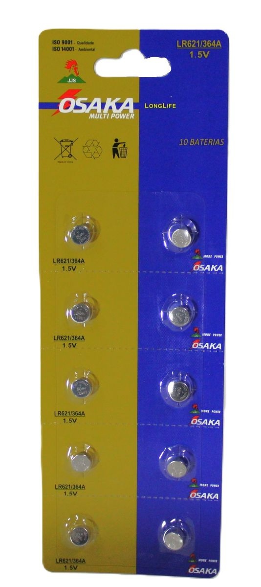 Osaka 1.5V Alkaline Button Cell Coin Batteries (10-Piece Card) - LR41, LR44, LR626, LR1130 - Image 2